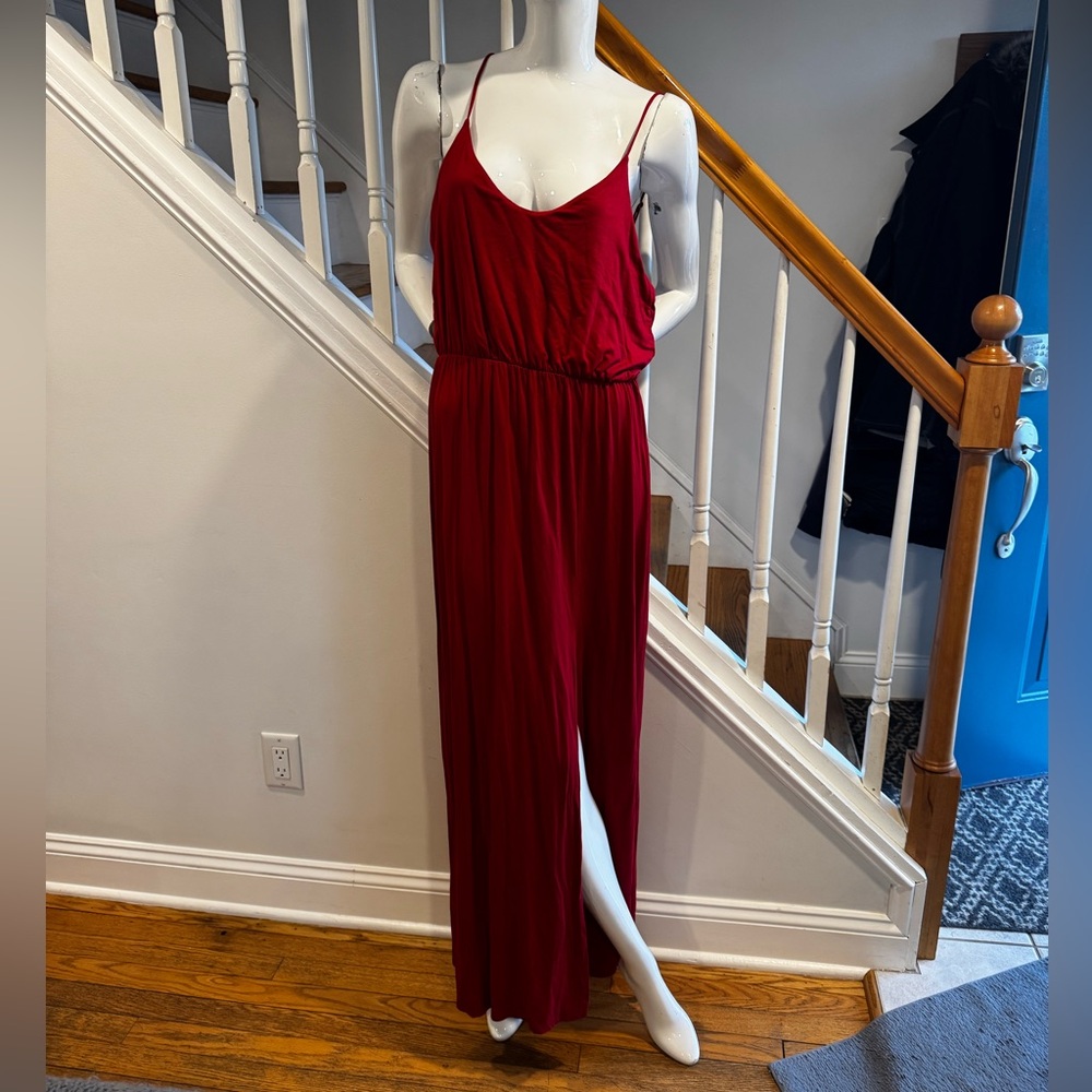Lulus Wine Color Maxi dress size XL
